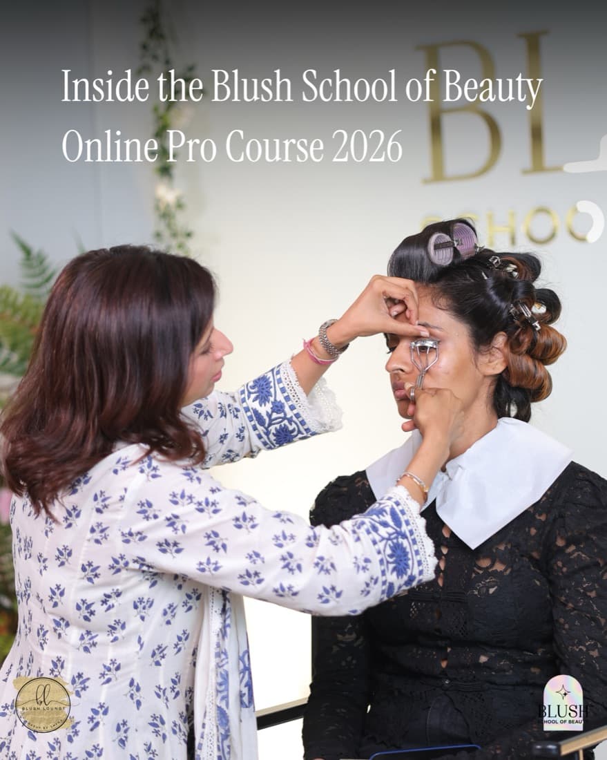 Inside the Blush School of Beauty — Sneha Chowdhary teaching the Online Pro Course